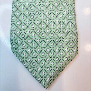 Vineyard Vines Green Mens Golf Club tie